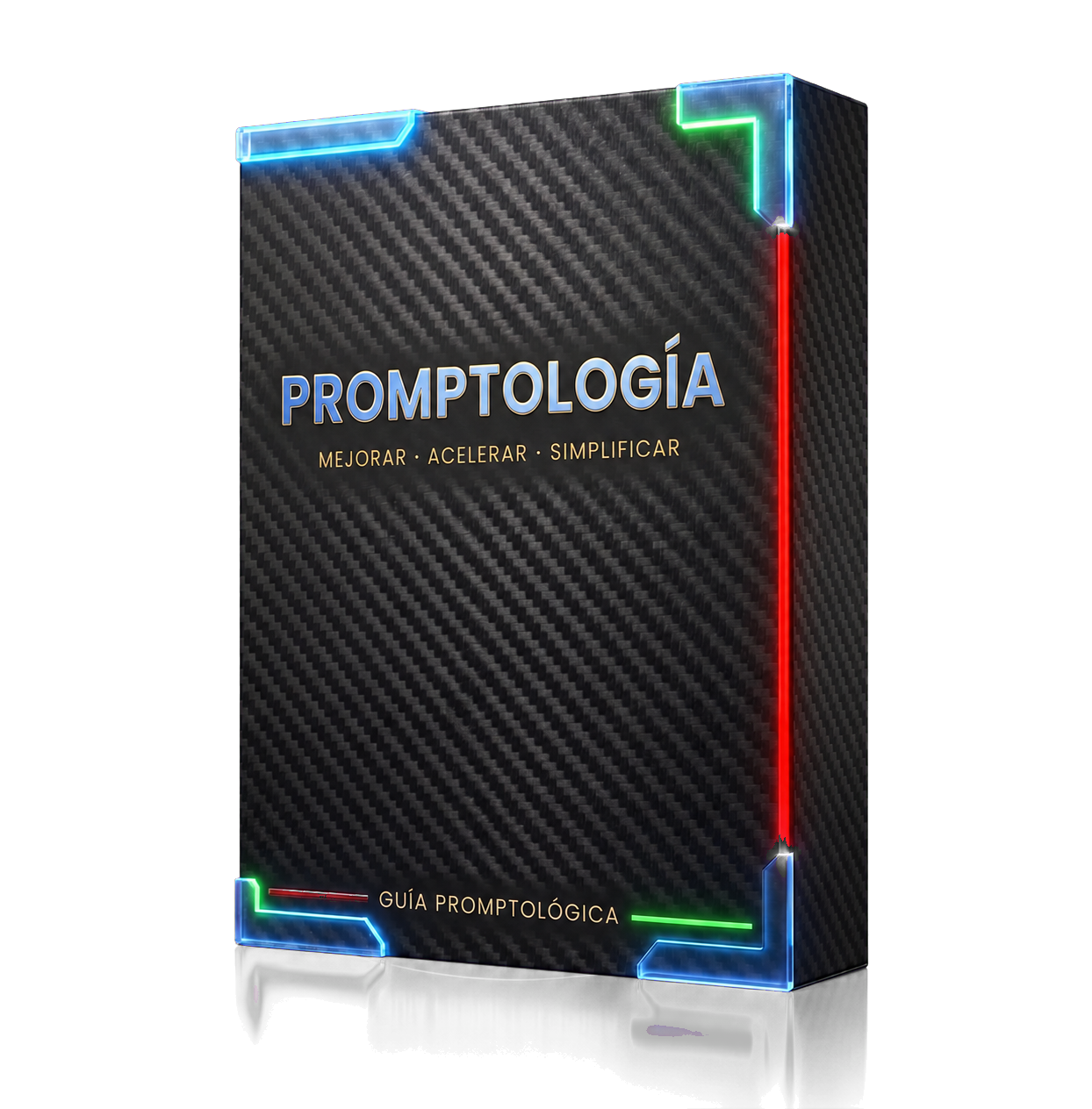 Guía Promptológica en caja premium tridimensional